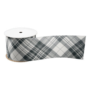Plaid Tartan Satin Ribbon