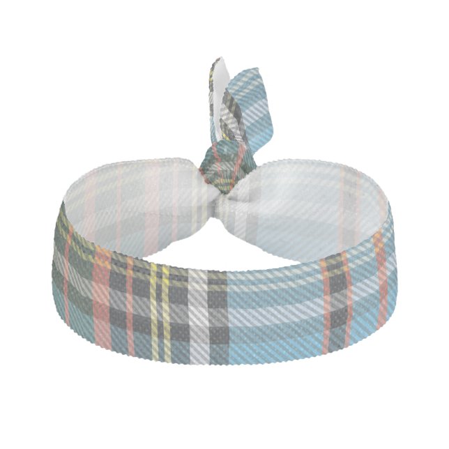 Plaid Tartan Script Clan Anderson Rustic Elastic Hair Tie (Front)