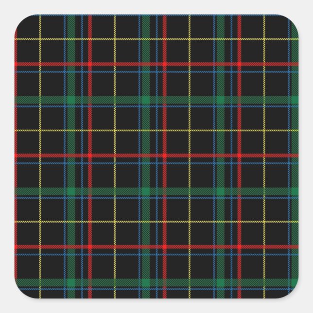 plaid tartan stickers (Front)