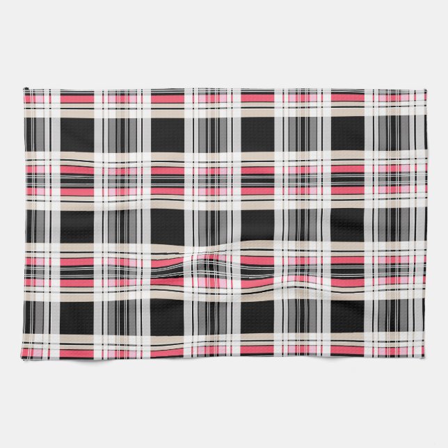 Plaid , tartan towel (Horizontal)