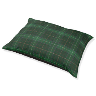 Plaid Tartan Walsh Green Check Pet Bed