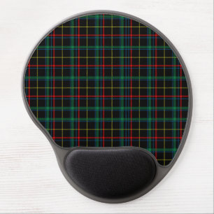 Plaid Texture with Black Background-25774 Gel Mouse Pad