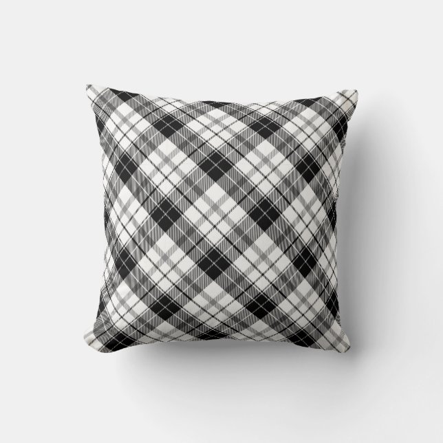 Plaid Throw Pillow (Front)