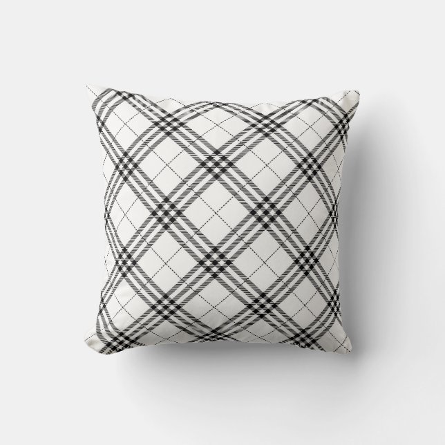 Plaid Throw Pillow (Front)