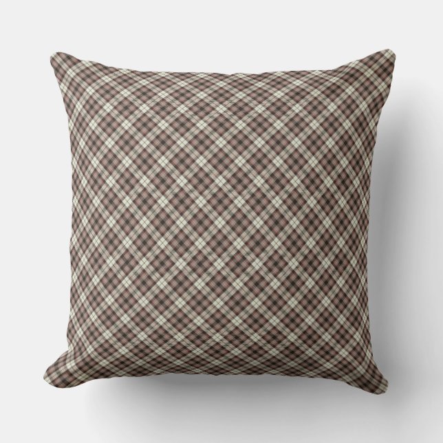 Plaid Throw Pillow (Front)