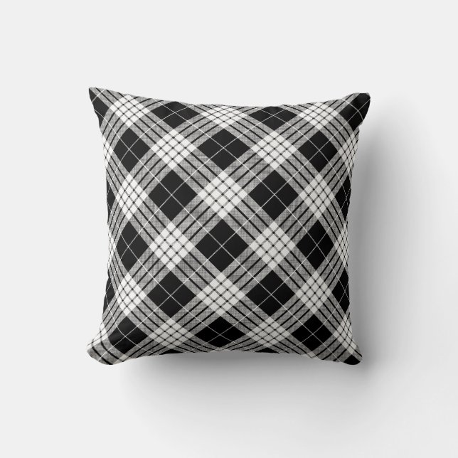 Plaid Throw Pillow (Front)