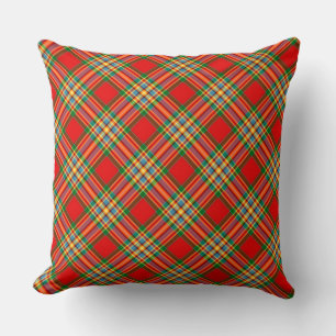 Plaid Throw Pillow Chattan Tartan Plaid Pillows