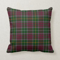 Plaid Throw Pillow Crosbie Tartan Pillow