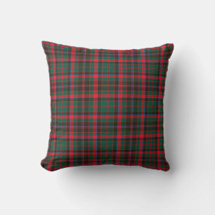 Plaid Throw Pillow Cumming Hunting Modern Tartan