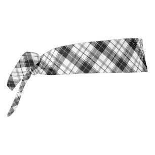 Plaid Tie Headband