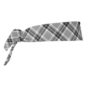 Plaid Tie Headband