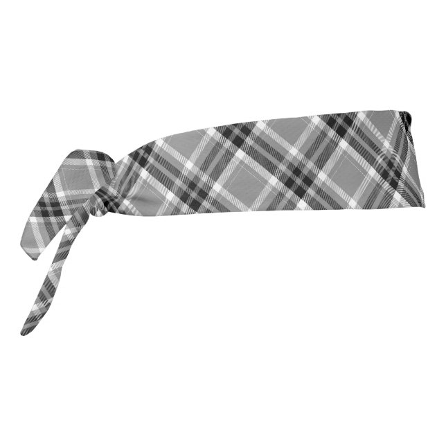 Plaid Tie Headband (Rotate 270)