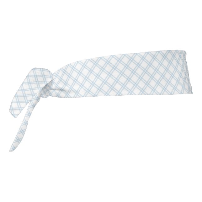 Plaid Tie Headband (Rotate 270)