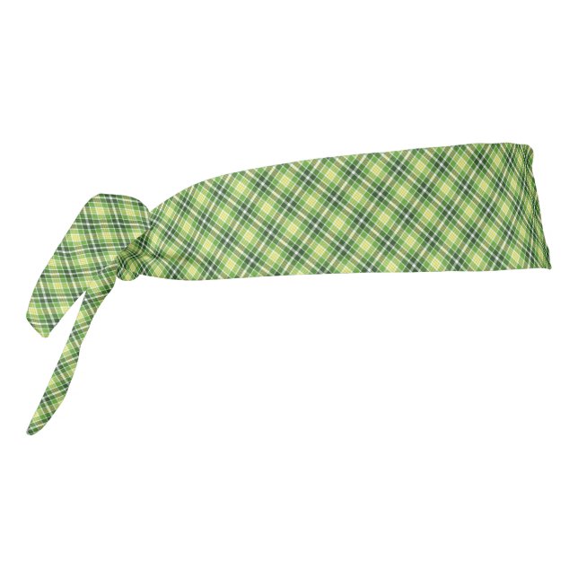 Plaid Tie Headband (Rotate 270)