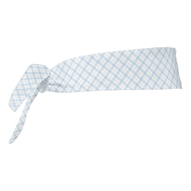 Plaid Tie Headband (Rotate 270)