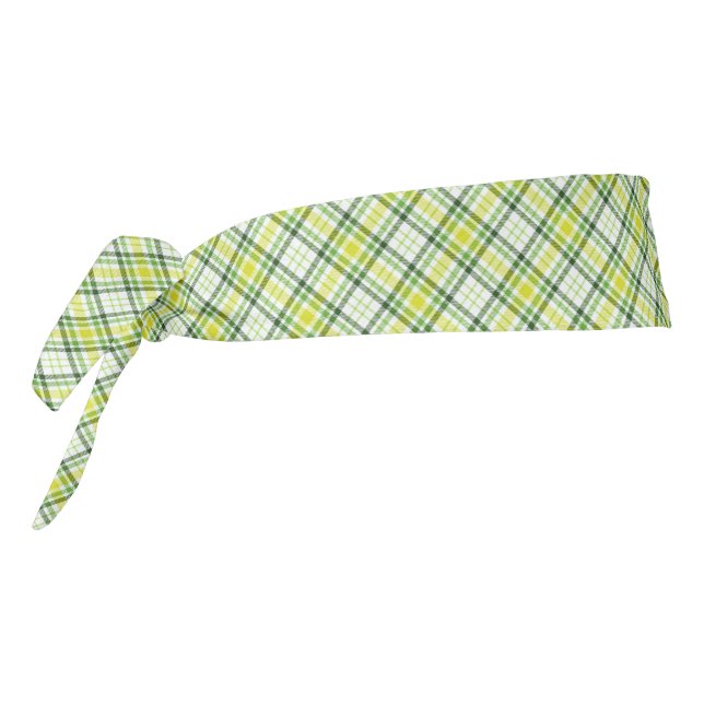 Plaid Tie Headband (Rotate 270)