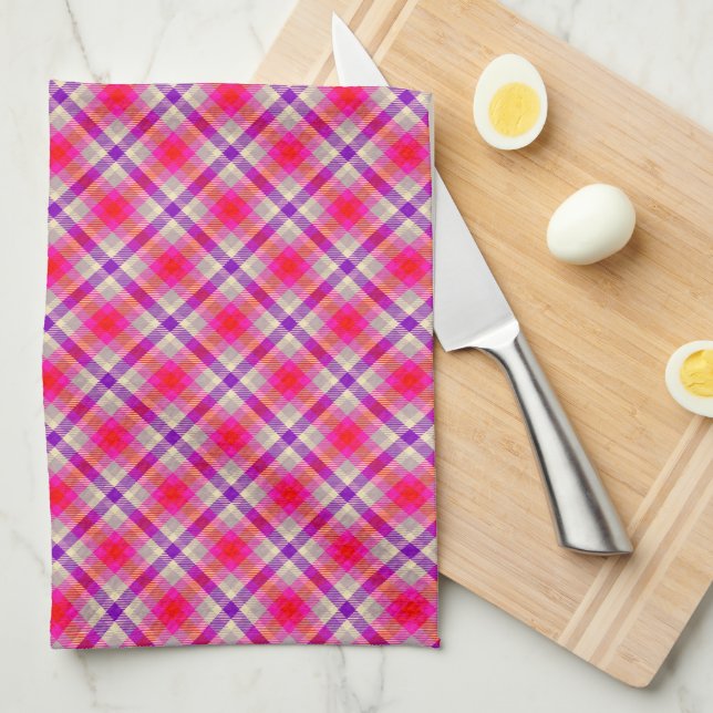 Plaid Towel (Quarter Fold)