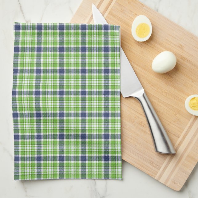Plaid Towel (Quarter Fold)