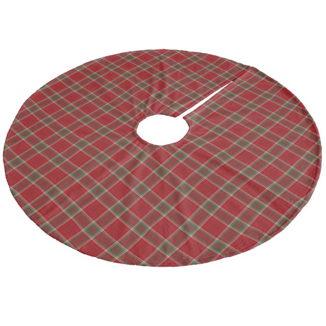 Plaid Tree Skirt (Angled)
