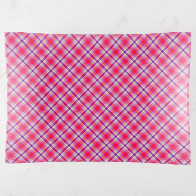 Plaid Trinket Tray (Front)