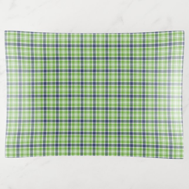 Plaid Trinket Tray (Front)