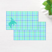 Plaid Turquoise Cowboy (Desk)