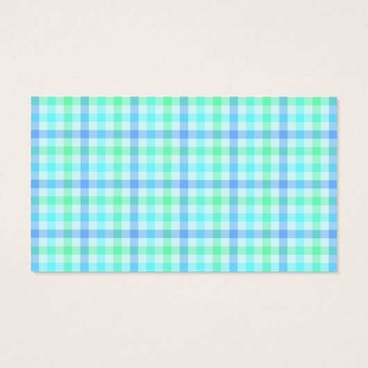 Plaid Turquoise Cowboy (Back)