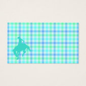 Plaid Turquoise Cowboy (Front)