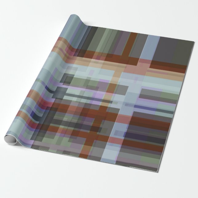 plaid variations 015 wrapping paper (Unrolled)
