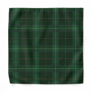 Plaid Walsh Green Classic Rustic Bandana