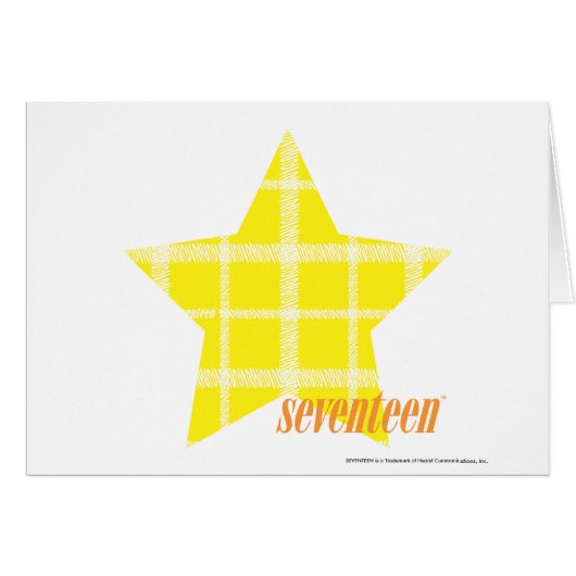 Plaid Yellow 4 Cards (Front Horizontal)