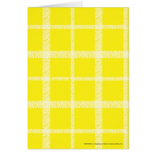 Plaid Yellow Cards (Front)