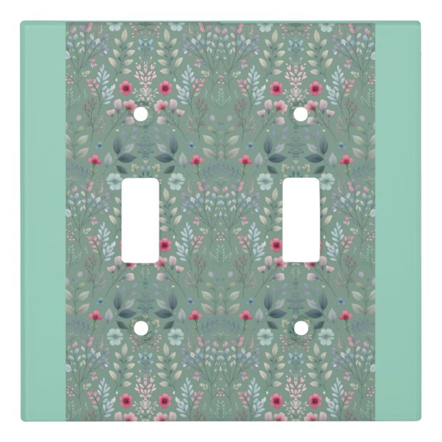 Plaidwing Garden  Light Switch Cover (Front)