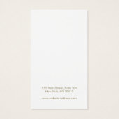 Plain Add Your Logo Any Color Earring Display Card (Back)