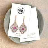 Plain Add Your Logo Any Color Earring Display Card