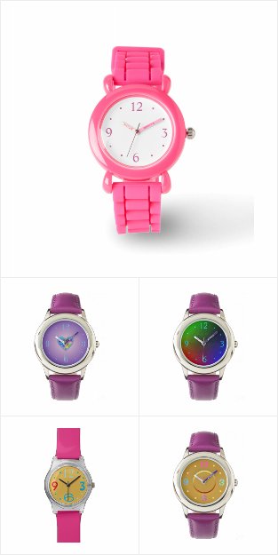 Plain and Creative Watches for Adults and Children