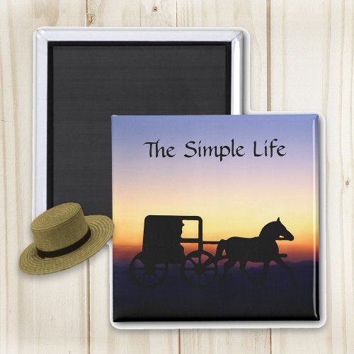 Plain and Simple Amish Life Magnet