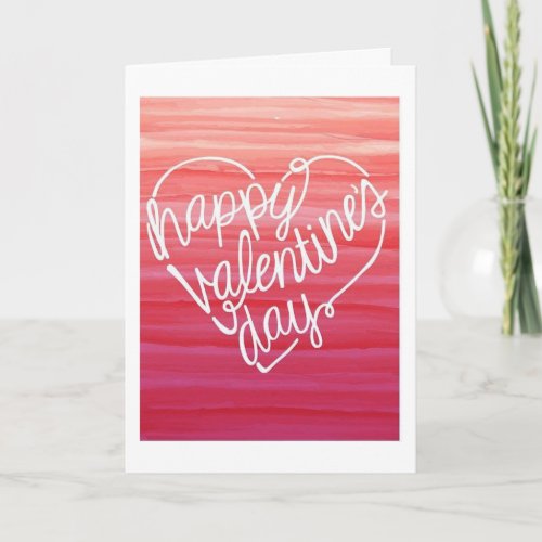 PLAIN AND SIMPLE AND FILLED WITH LOVE_VALENTINE HOLIDAY CARD