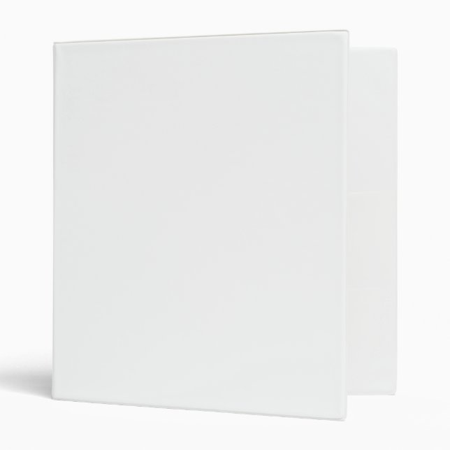 plain and simple design 3 ring binder (Front/Inside)