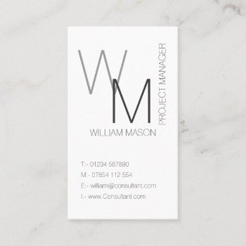 Plain And Simple White  Professional Qr Code Card by ImageAustralia at Zazzle