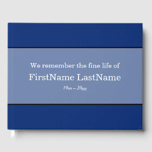 Plain and Subdued Wake Service Guestbook