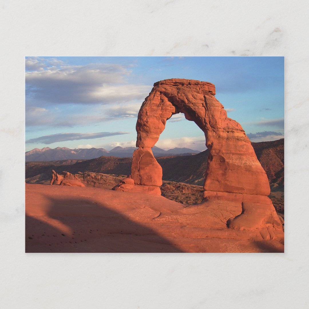 Plain Arches National Park, Utah Delicate Arch Postcard | Zazzle