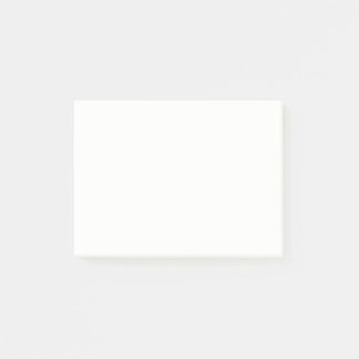 Plain Arctic Milk White color Post-it Notes