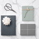 Plain Arsenic Ash Battleship Gray Shades 3 Tones Wrapping Paper Sheets<br><div class="desc">Discover the captivating beauty of our Gray Shades collection! Immerse yourself in the subtlety of Arsenic, embrace the understated elegance of Ash Gray, and command attention with the sophistication of Battleship Gray with 3 tones. Get ready to elevate your celebrations with a touch of timeless allure using our captivating collection....</div>