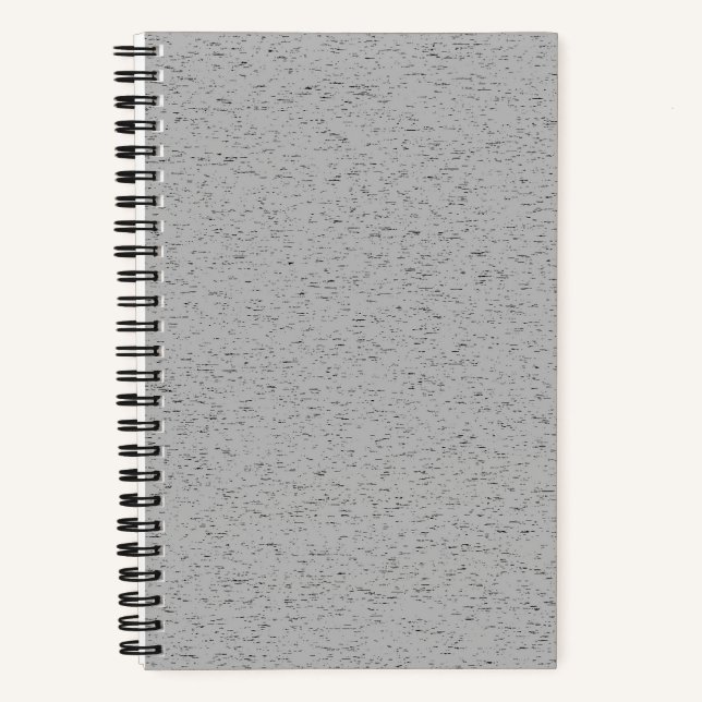 Plain Ash Color Notebook (Front)