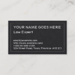 [ Thumbnail: Plain Attorney Business Card ]