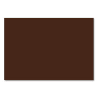 Plain Autumn Bronze color Table Number