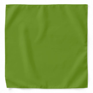 Plain Avocado Green Bandana