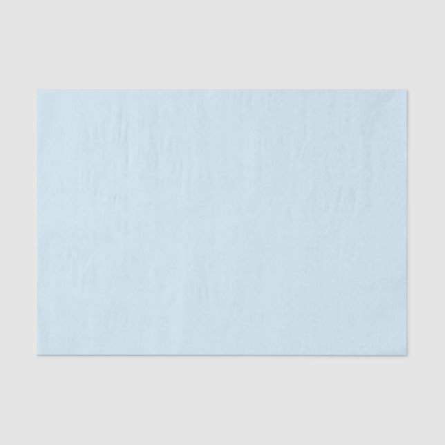 Plain Baby Blue Christmas Tissue Paper (Front)