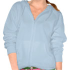 Plain baby blue hoodie fleece for women, ladies